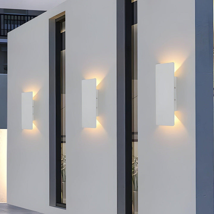 Vejrbestandig Aluminium LED Væglampe til Udendørs Belysning