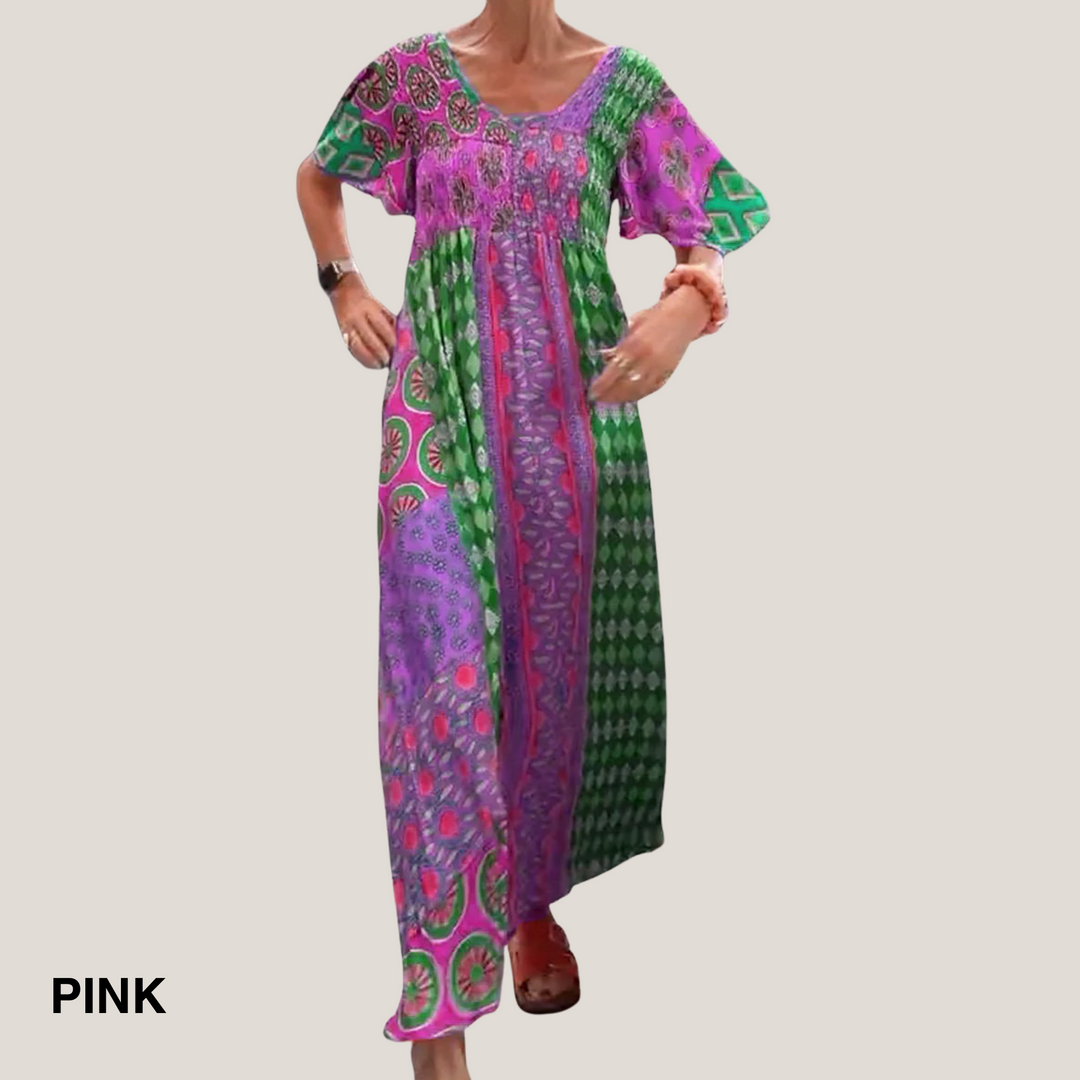 Vanessa™ | Elegant Paisley Midi Kjole