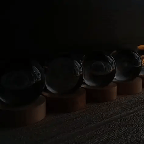 Elegant Glas Globus Lampe med Miljøvenlig LED Base