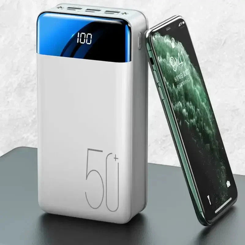 50.000mAh Bærbar Power Bank med Hurtig Opladning