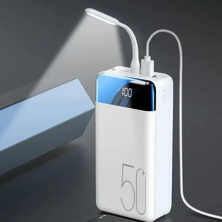 50.000mAh Bærbar Power Bank med Hurtig Opladning