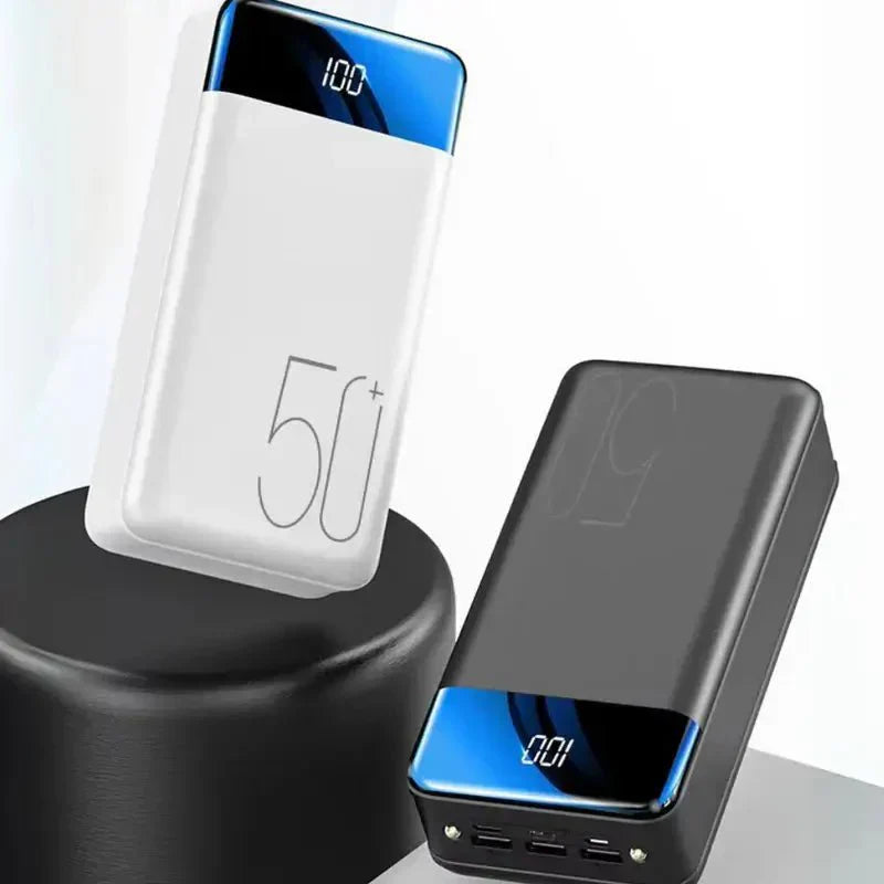 50.000mAh Bærbar Power Bank med Hurtig Opladning