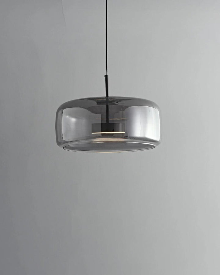 Justerbar Røgglas Pendellampe i Vintage-Design