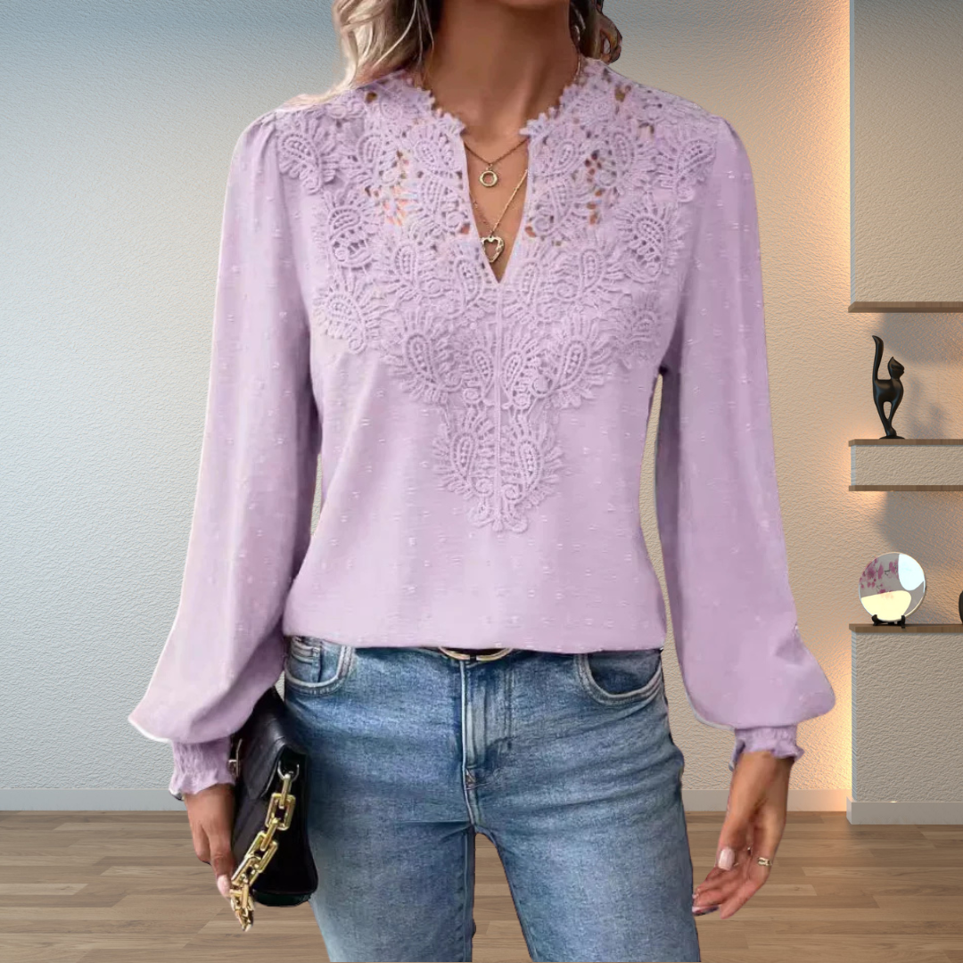 Colette™ | Letvægts, Elegant Bluse