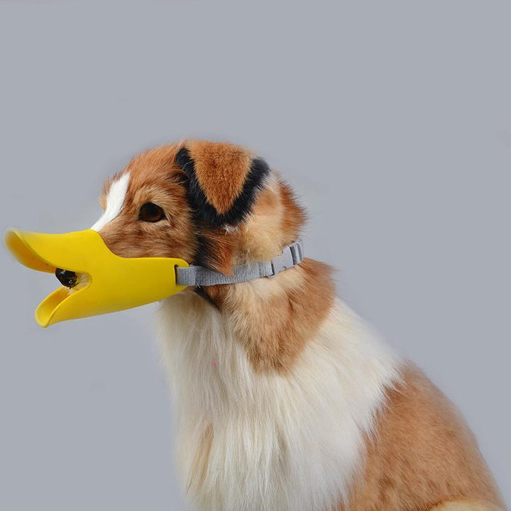 Justerbar Andebill Hundemuzzle i Silikone til Sikker Pleje
