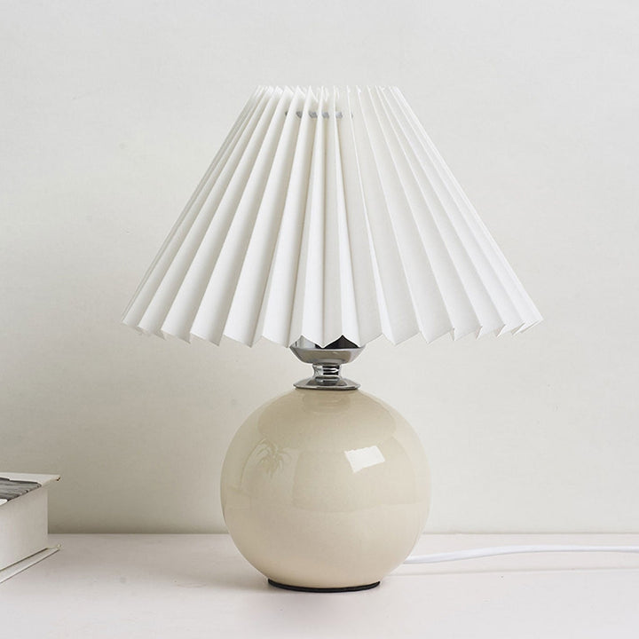 Moderne Keramisk Bordlampe i Flere Farver