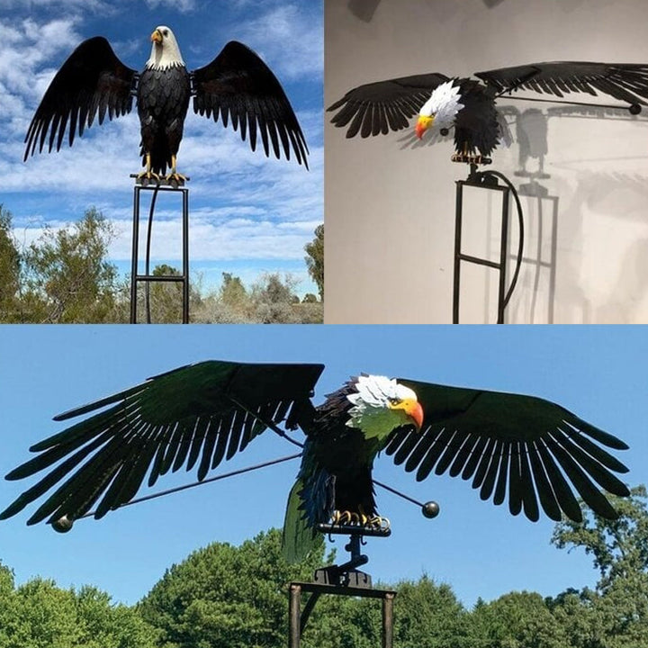 Elegant Metal Ørn Vejrmølle til Havekunst