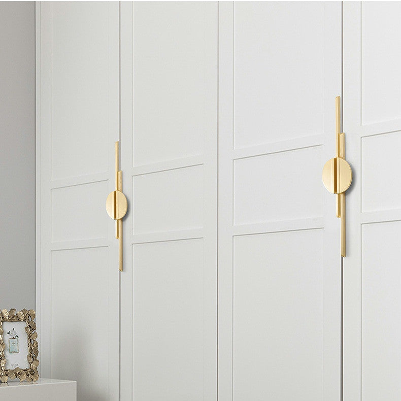 Halvmåne Skabshåndtag i Zinklegering - Moderne Design