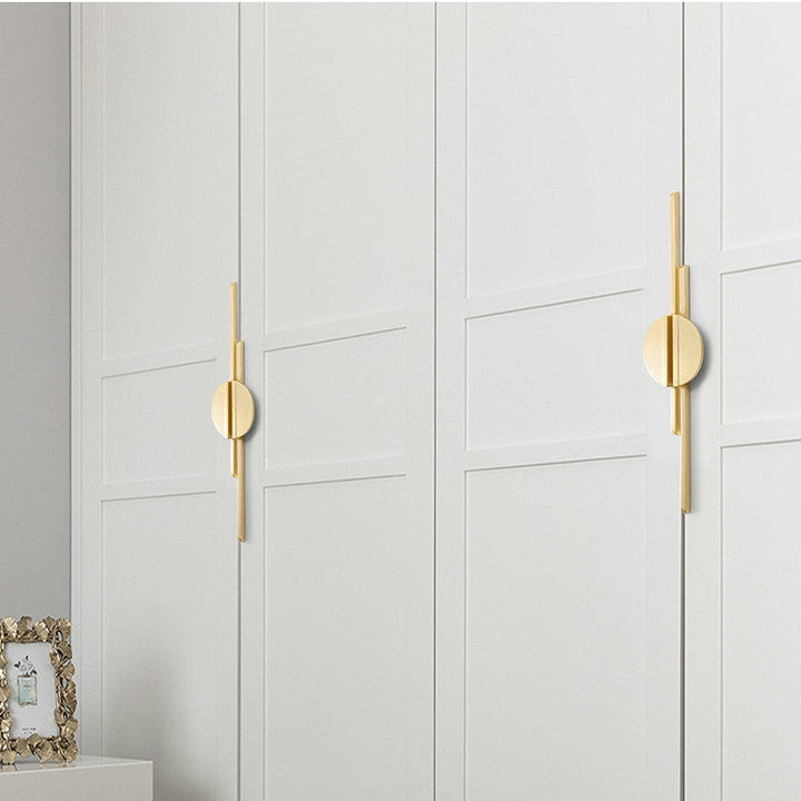 Halvmåne Skabshåndtag i Zinklegering - Moderne Design