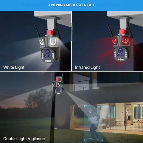 20MP WiFi Overvågningskamera med 20x Zoom og Smart Bevægelsesdetektion