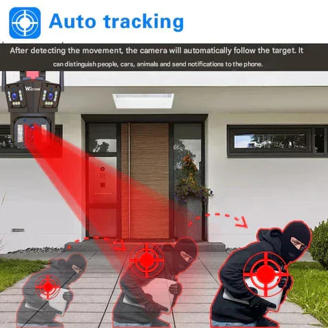 20MP WiFi Overvågningskamera med 20x Zoom og Smart Bevægelsesdetektion