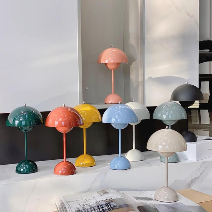 Trådløs Svampebordlampe med Miljøvenlig LED