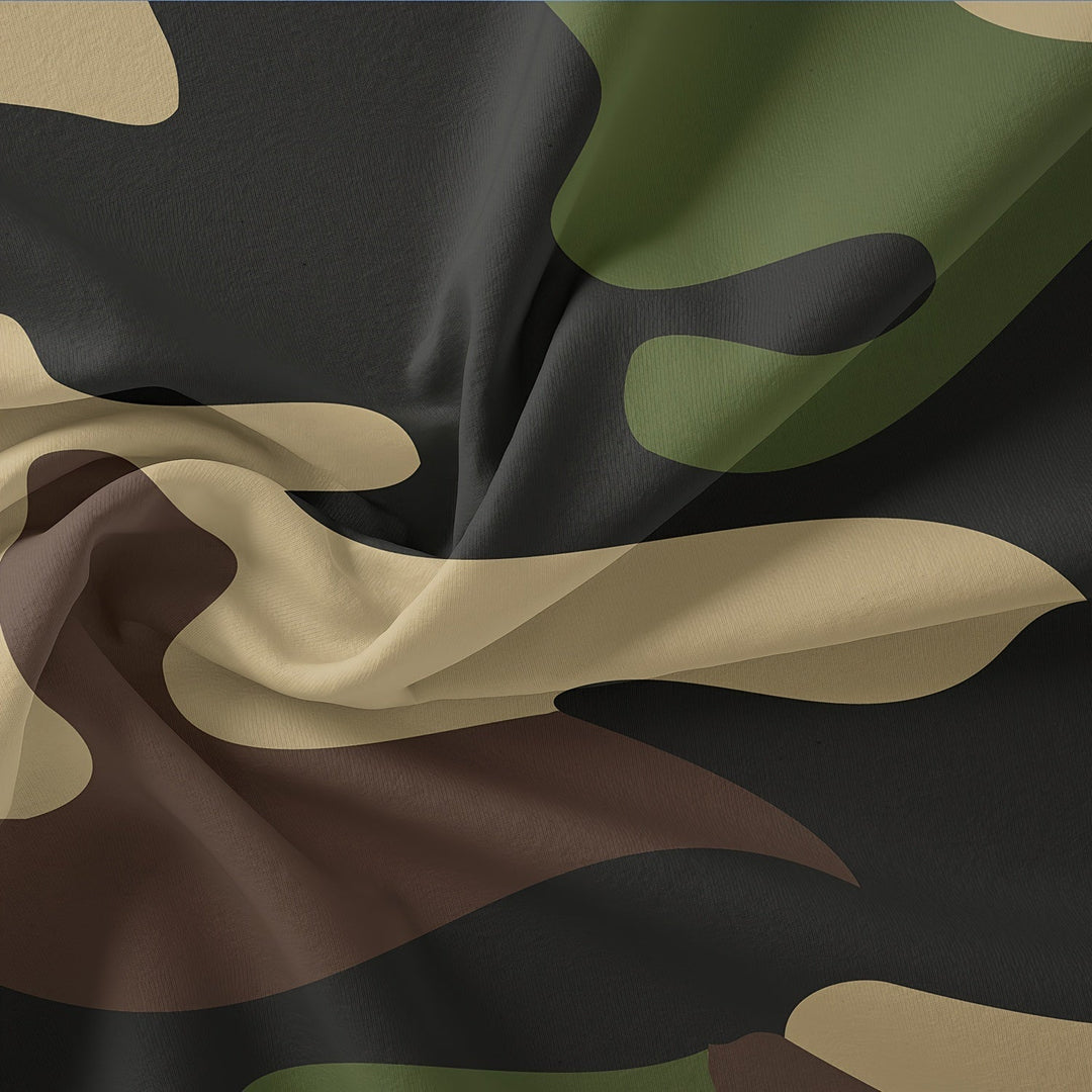 Chic Camouflage Duvet Cover Sæt i Blød Polyester/Bomuldsblanding