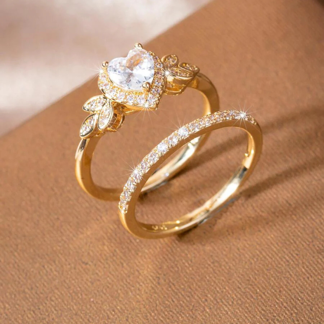 Elegant to-delt ringesæt med tidløs glans