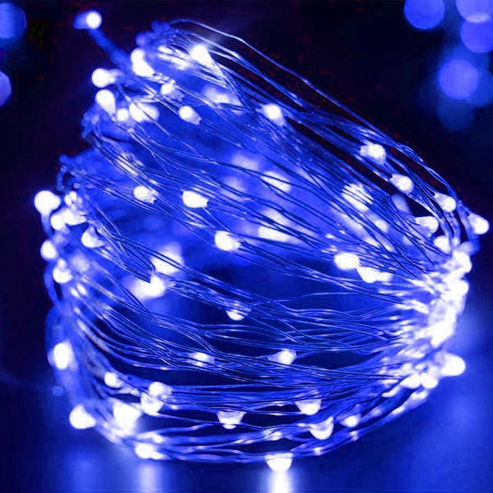 LED Vinflaske Lyskilder med Kobbertråd - Varm Hvid, 2 m, 20 LEDs