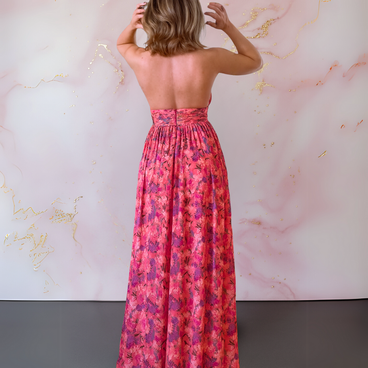 Cora™ | Elegant Floral Maxi Kjole