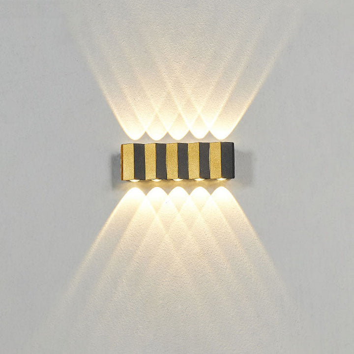 Moderne Udendørs LED Væglampe i Aluminium