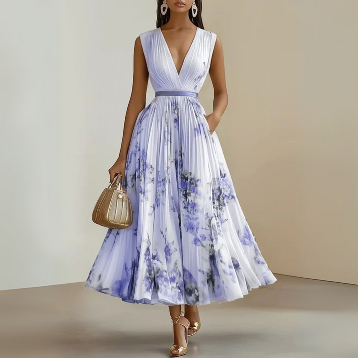 Maureen™ | Let og flowy sommer maxi kjole