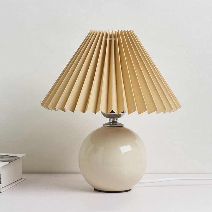 Moderne Keramisk Bordlampe i Flere Farver