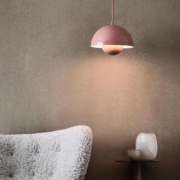 Geometrisk Pendellampe i Smedejern - Moderne Design