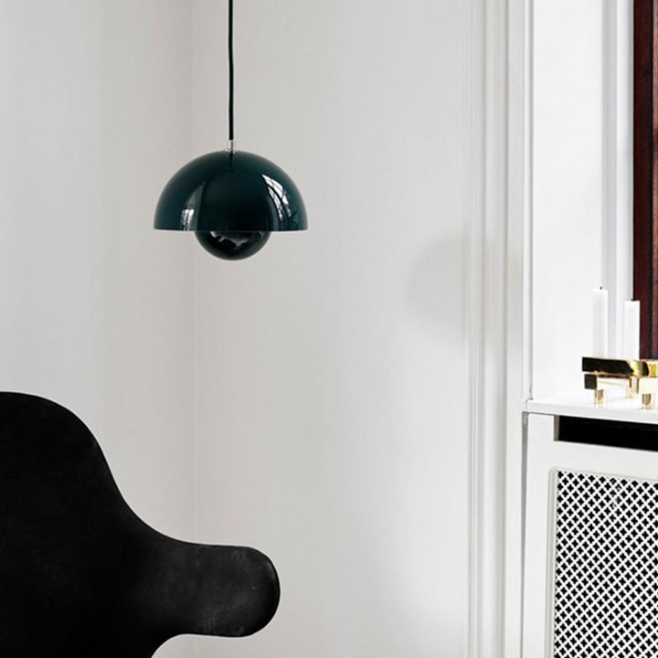 Geometrisk Pendellampe i Smedejern - Moderne Design