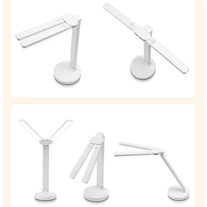 Justerbar Genopladelig LED Skrivebordslampe med Telefonholder
