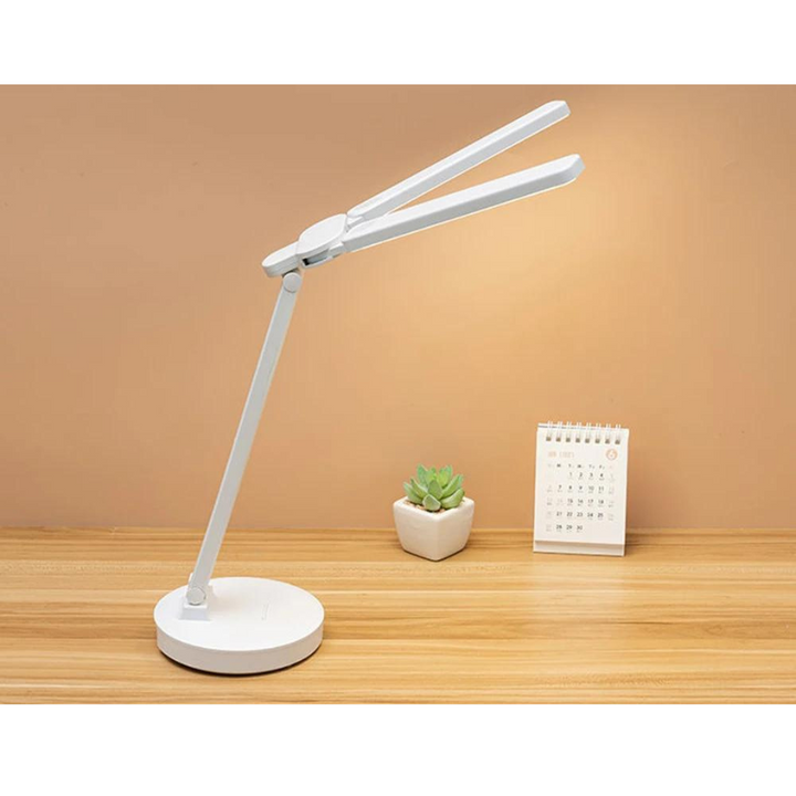 Justerbar Genopladelig LED Skrivebordslampe med Telefonholder