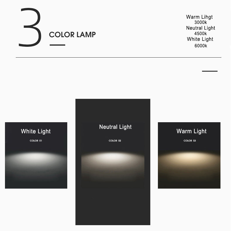 Minimalistisk LED Bordlampe med Justerbare Lysindstillinger i Metal og Akryl