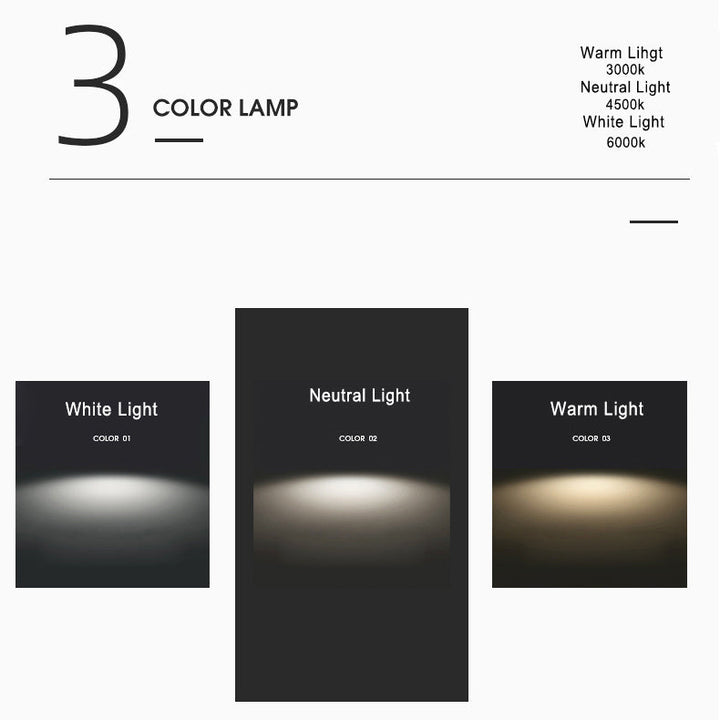 Minimalistisk LED Bordlampe med Justerbare Lysindstillinger i Metal og Akryl