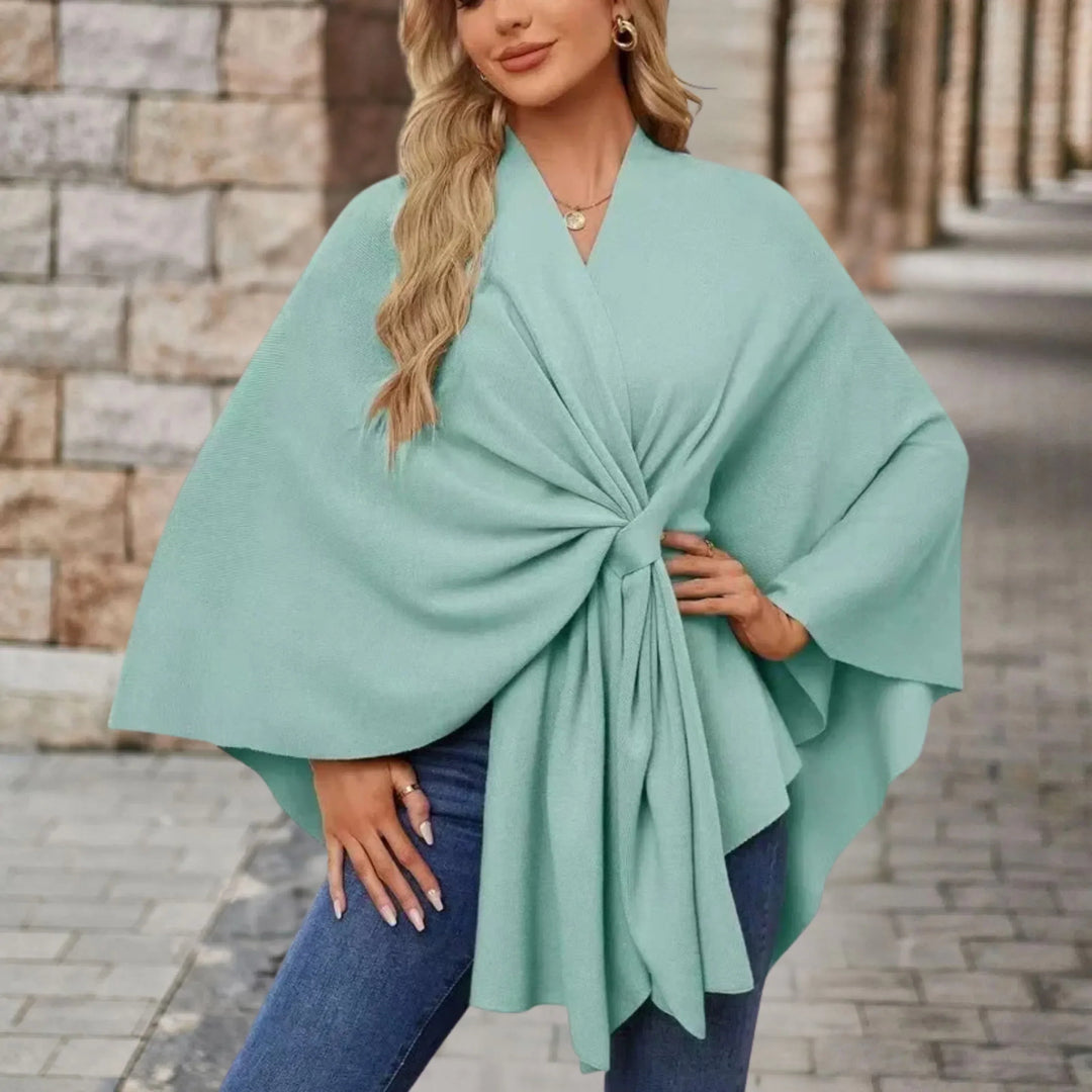 Briana™ | Elegant Draperet Poncho