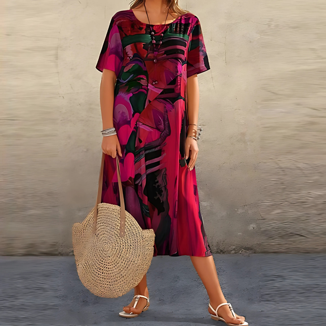Colora™ | Elegant Blomsterkjole