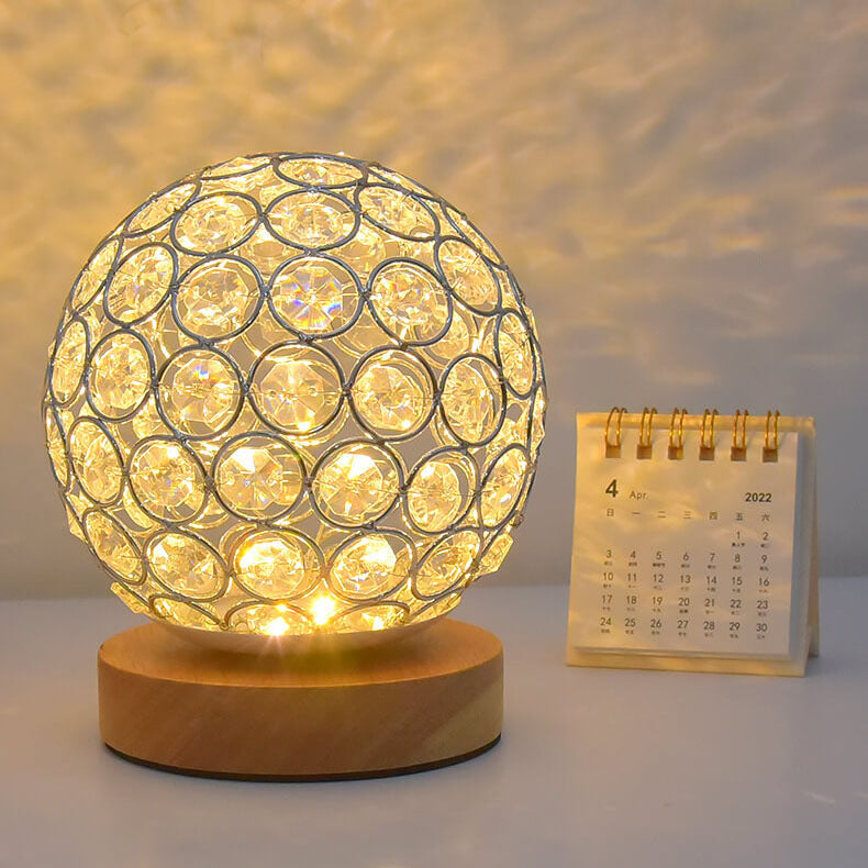 Moderne Genopladelig LED Bordlampe med Touch Kontrol