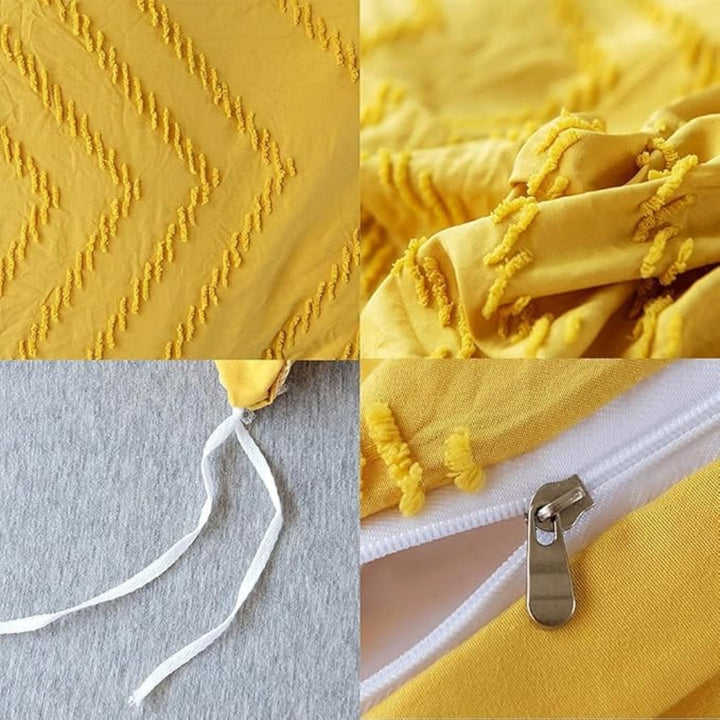 Chevron Mikrofiber Dynecover Sæt med Pudebetræk