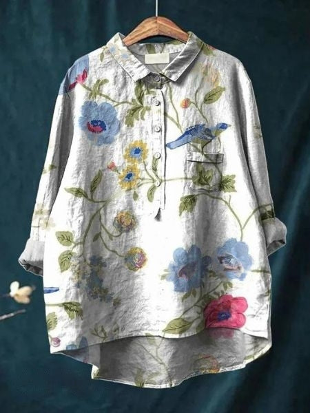 Monette™ | Blomstret Bluse