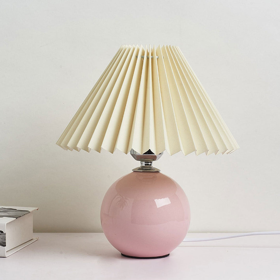 Moderne Keramisk Bordlampe i Flere Farver