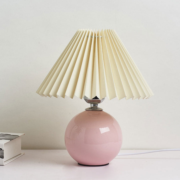 Moderne Keramisk Bordlampe i Flere Farver