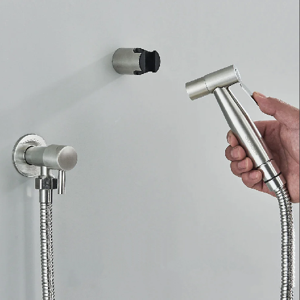 Rustfrit Stål Koldvands Bidet Sprayer til Hygiejnisk Rengøring