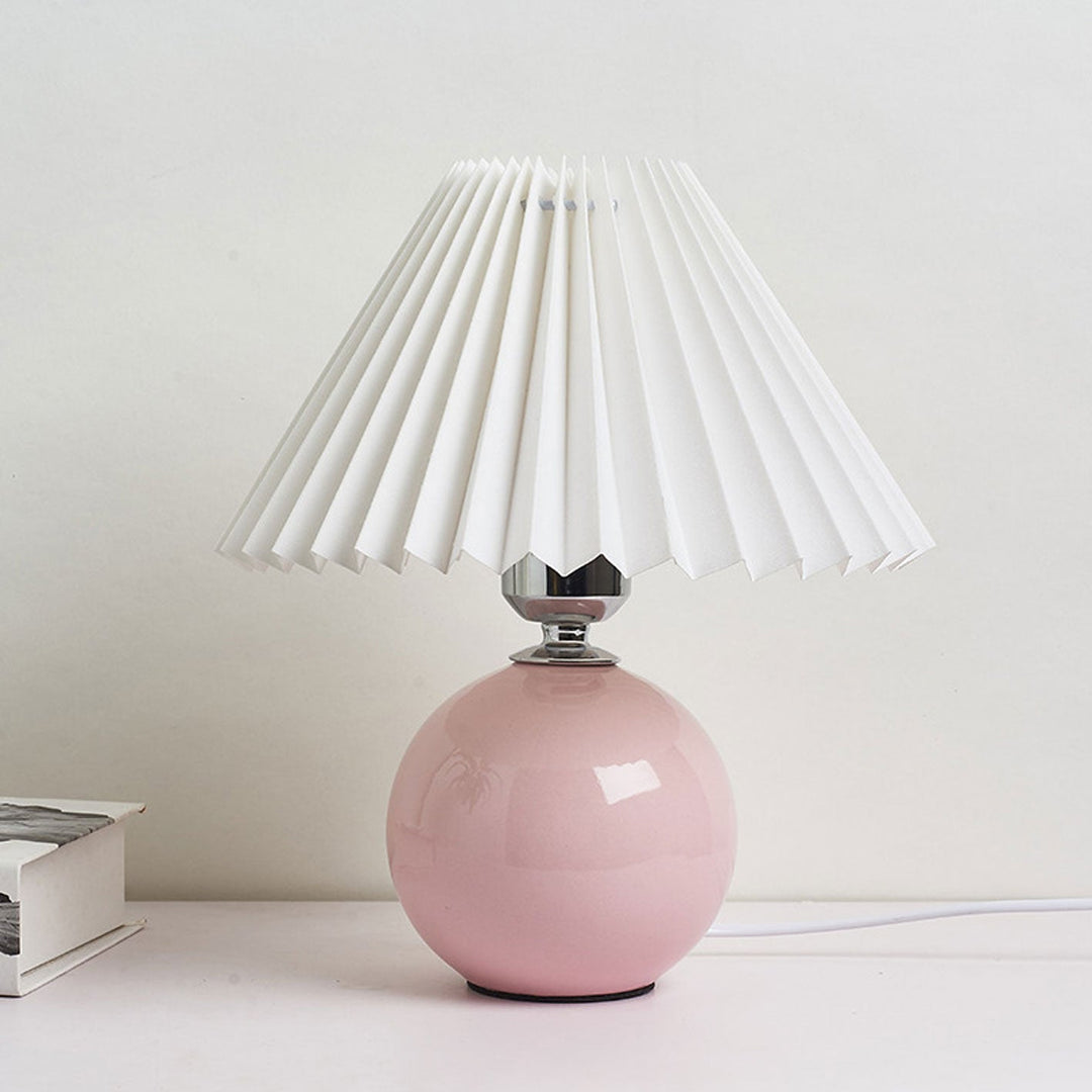 Moderne Keramisk Bordlampe i Flere Farver