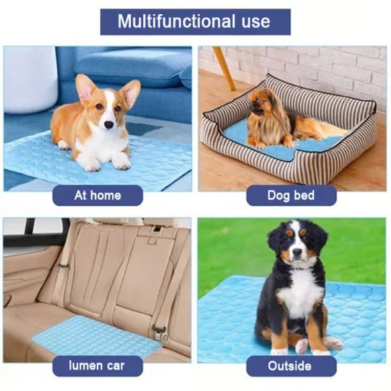 Gel-Fri Kølemåtte til Hunde - Komfortabel Sommer Pet Pad