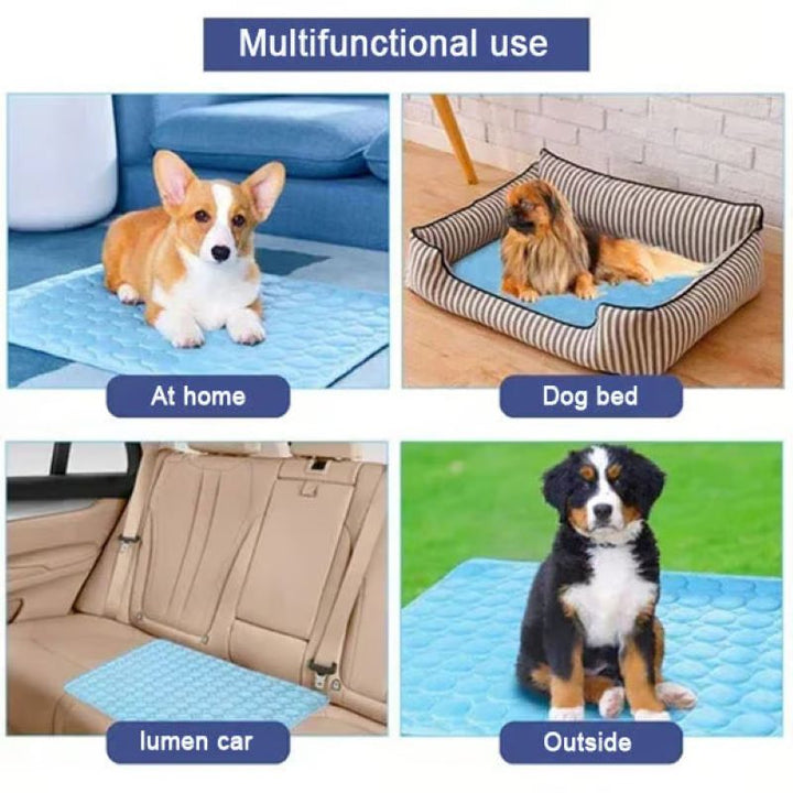 Gel-Fri Kølemåtte til Hunde - Komfortabel Sommer Pet Pad