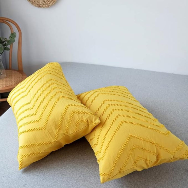 Chevron Mikrofiber Dynecover Sæt med Pudebetræk