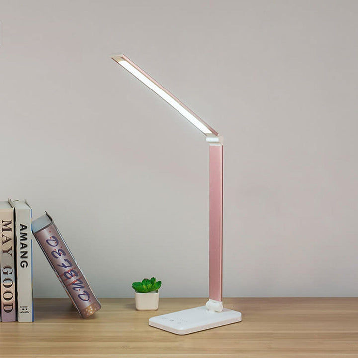 Sammenklappelig Dæmpbar LED Skrivebordslampe med Justerbar Farvetemperatur