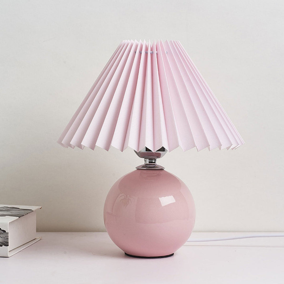 Moderne Keramisk Bordlampe i Flere Farver
