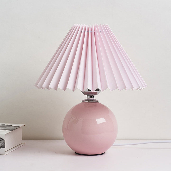 Moderne Keramisk Bordlampe i Flere Farver