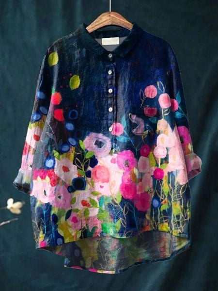 Monette™ | Blomstret Bluse