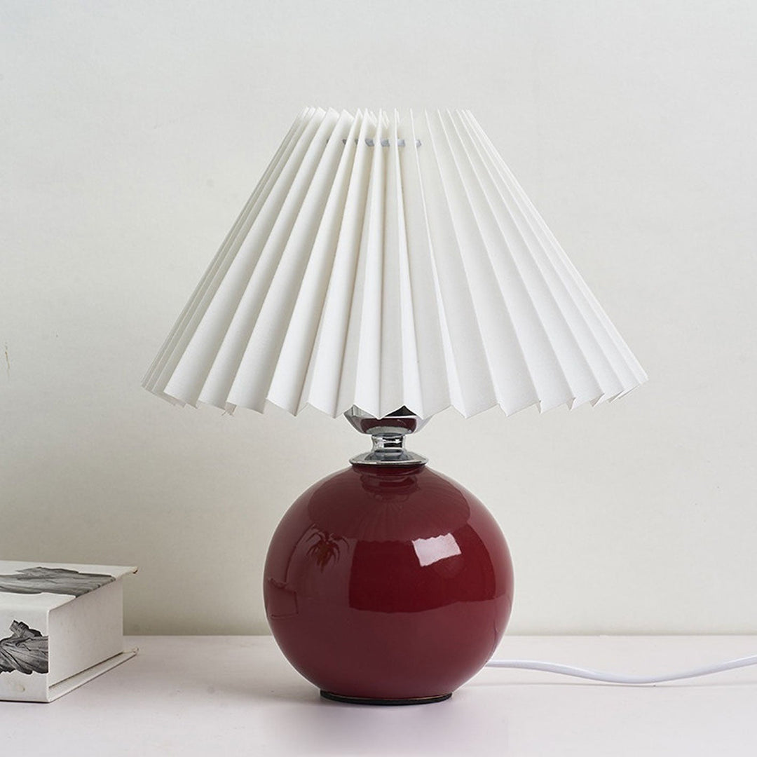 Moderne Keramisk Bordlampe i Flere Farver