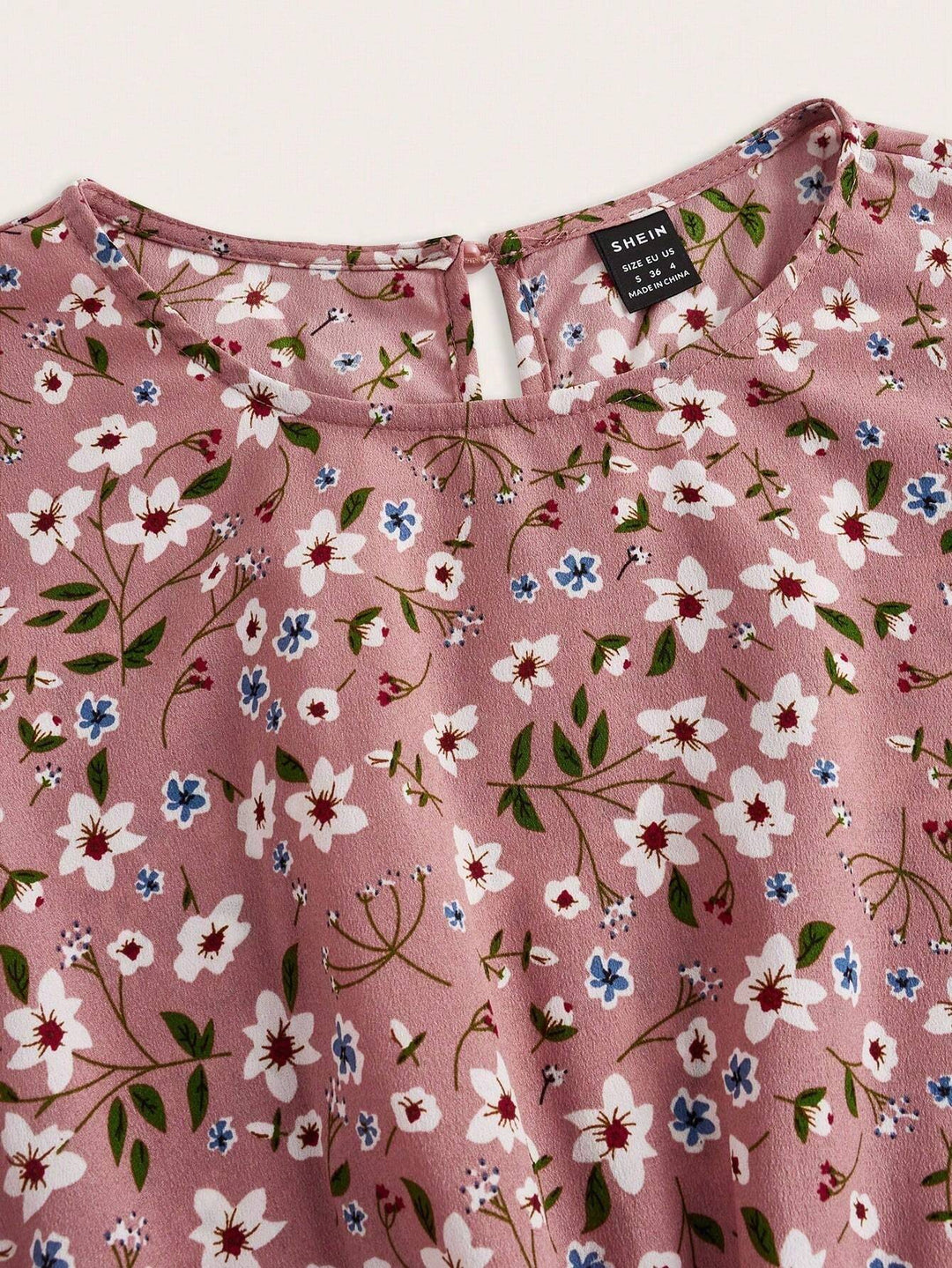 Flora | Kvinders Blomsterprint Biskop Ærme Smocked Talje Maxi Kjole