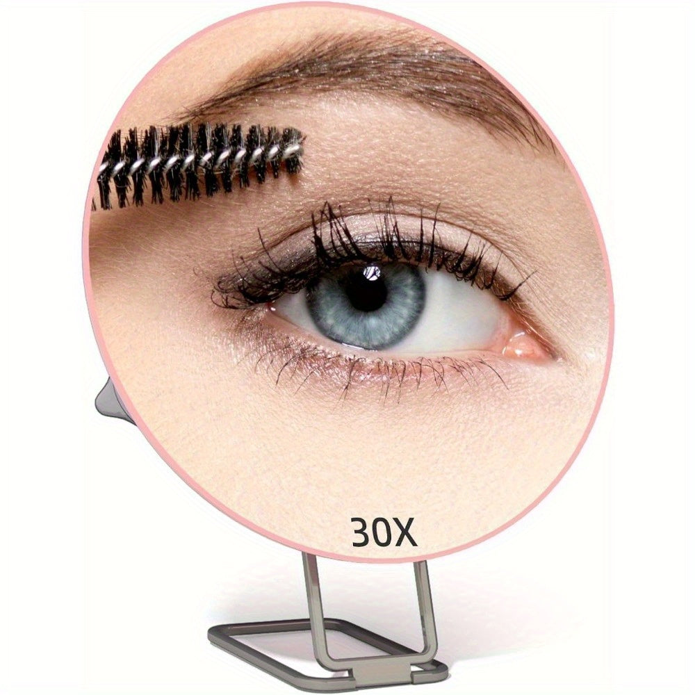 Kompakt Makeup Forstørrelsesspejl med 20X/10X Forstørrelse og Sugekop