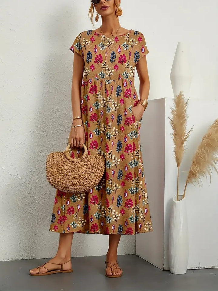 Deborah™ | Elegant Blomsterkjole