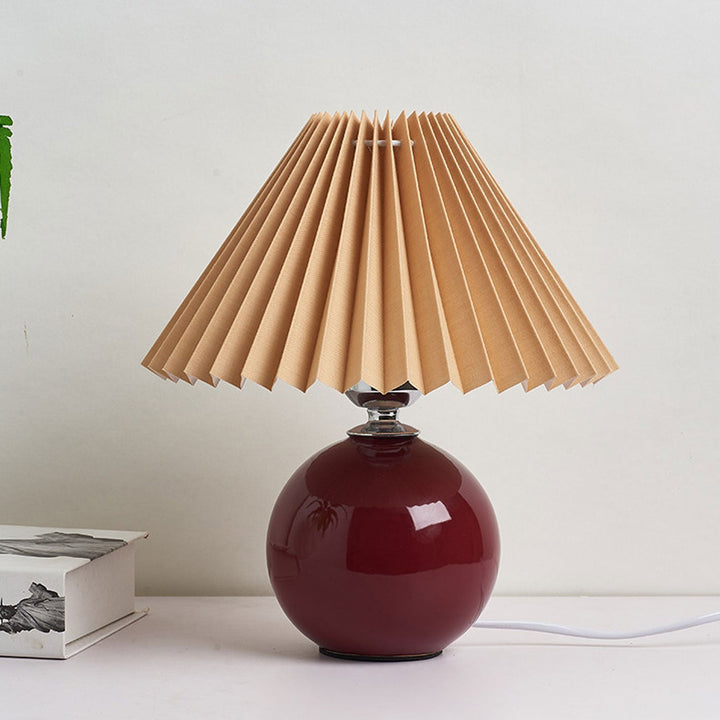 Moderne Keramisk Bordlampe i Flere Farver